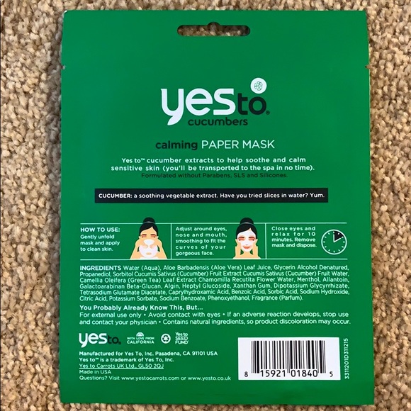 Face mask: yes to cucumbers! - Picture 2 of 2